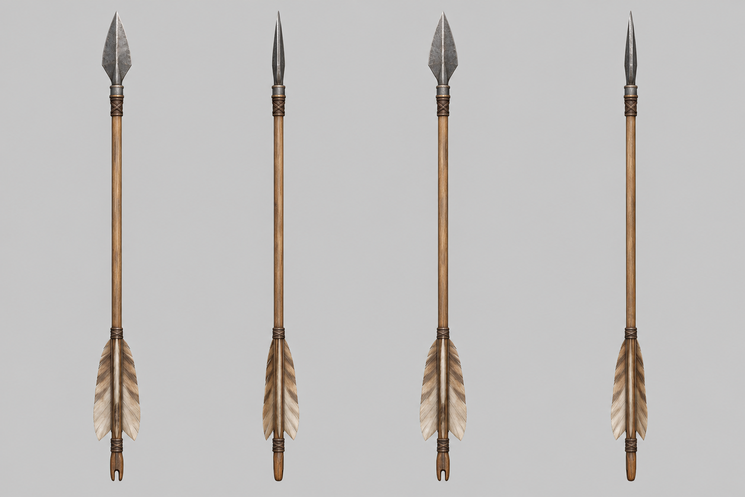 Arrows, four views